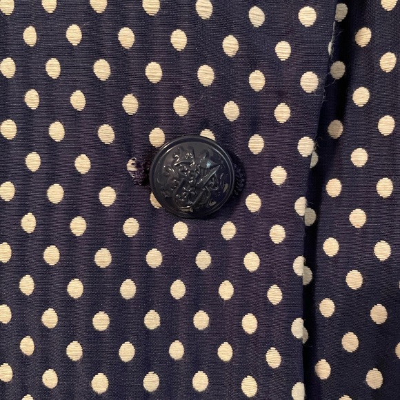 The Gap navy polka dot Academy Blazer - size 0 - Picture 4 of 5